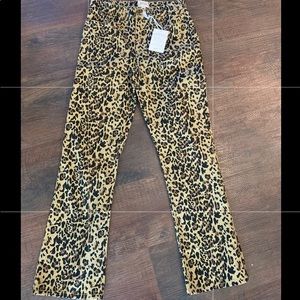 Jcrew leopard print pants
